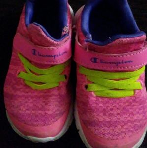 Pink Champion Tennis Shoes